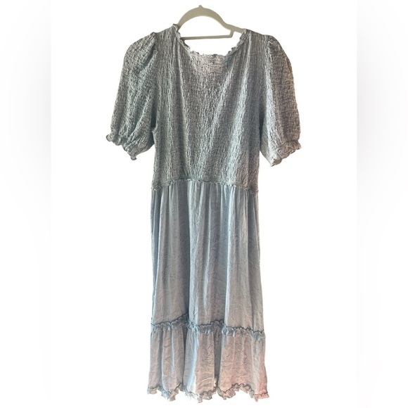 Urban Outfitters Pale Blue Midi Dress - Picture 2 of 4